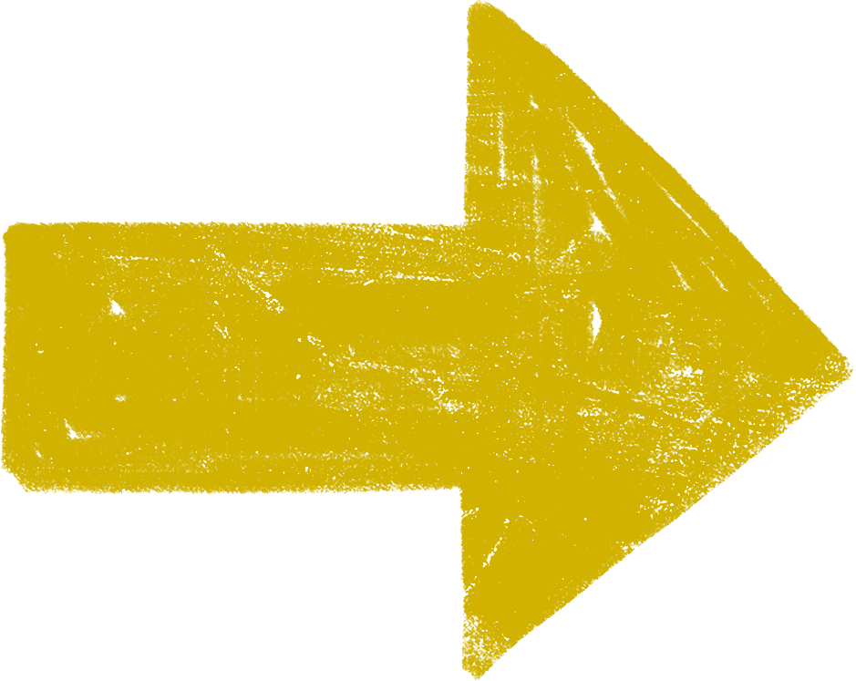 Handrawn yellow arrow